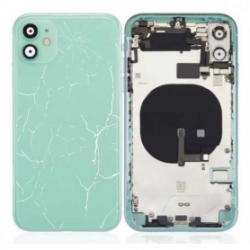 Châssis Complet iPhone 11 Vert - Connecteur de Charge sans Batterie (Origine Demonté) - Cassé