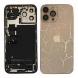 Châssis Complet iPhone 13 Pro Max Or - Connecteur de Charge + Batterie (Origine Demonté) - Cassé