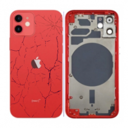Châssis Vide iPhone 11 Rouge (Original Demonté) - Cassé