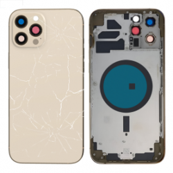 Châssis Vide iPhone 12 Pro Max Or (Original Demonté) - Cassé