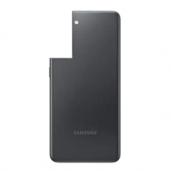 Vitre arrière Samsung Galaxy S21 5G (G991B) Phantom Noir sans Contour Lentille (Original Démonté) - Grade A
