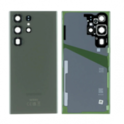 Vitre Arrière Samsung Galaxy S23 Ultra (S918B) Sans Contour Lentille Vert (Original Démonté) - Grade A