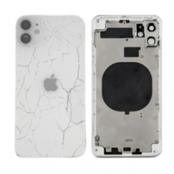 Châssis Vide iPhone 11 Blanc (Origine Demonté) - Cassé