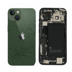 Châssis Complet iPhone 13 Vert - Connecteur de Charge + Batterie (Origine Demonté) - Cassé