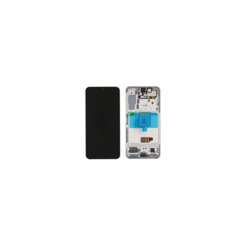 Ecran Samsung Galaxy S22 (S901B) Argent + Châssis (Original Reconditionné)