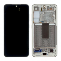 Ecran Samsung Galaxy S23 Plus (S916) Argent + Châssis (Original Reconditionné)