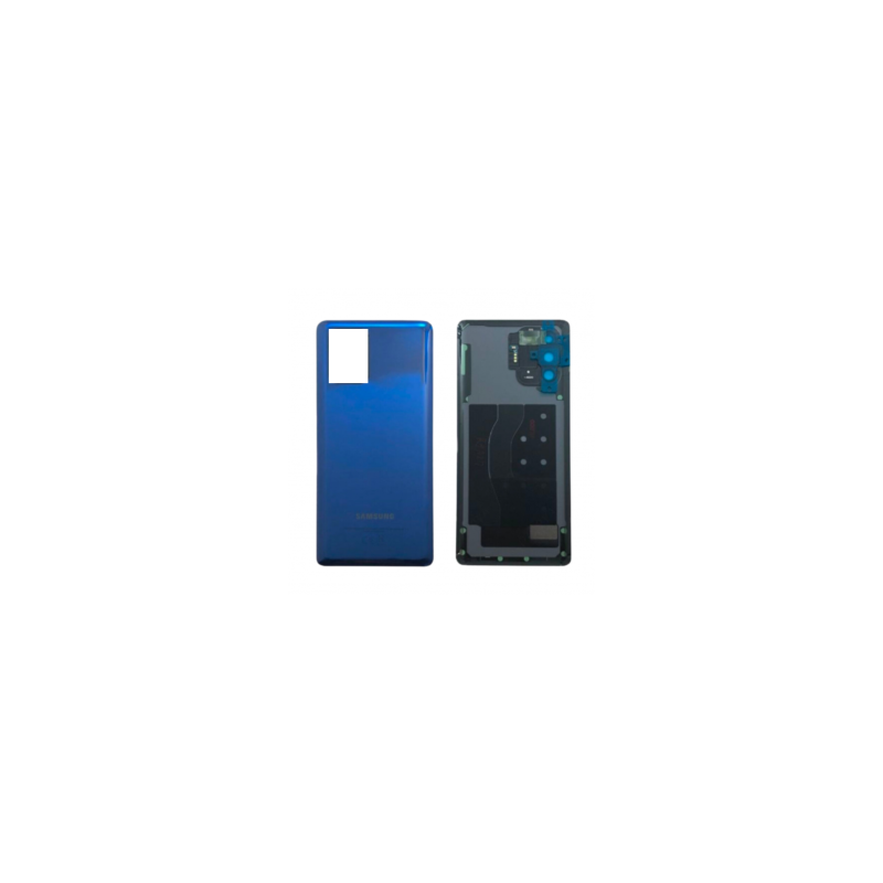 Vitre arrière Samsung Galaxy S10 Lite Bleu Sans Contour Lentille (Original Démonté) - Grade A