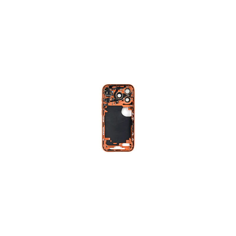 Châssis iPhone 17 Pro Max sans Vitre Arrière sans Batterie Orange Cosmique (Original Demonté) - Grade A