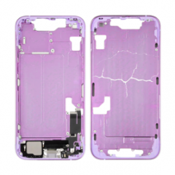 Châssis iPhone 14 Violet - Connecteur de Charge Sans Batterie sans Vitre Arrière (Original Demonté) - Cassé