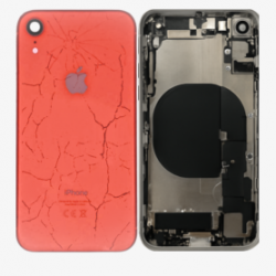 Châssis Vide iPhone XR Corail (Original Demonté) - Cassé
