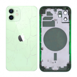 Châssis Vide iPhone 12 Vert (Original Demonté) - Cassé