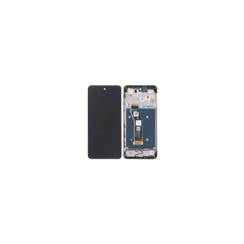 Ecran Motorola Moto G24 / G24 Power (2024) Noir avec Châssis (Original Pack)