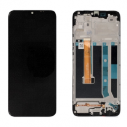 Ecran OPPO A15 / A15s 4G (2020) Noir avec Châssis (Original Pack)