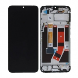 Ecran OPPO A57s / A77 // OnePlus Nord N20 SE (4G) (2022) Noir avec Châssis (Original Pack)