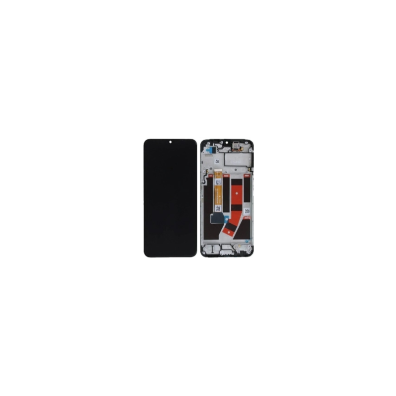 Ecran OPPO A57s / A77 // OnePlus Nord N20 SE (4G) (2022) Noir avec Châssis (Original Pack)