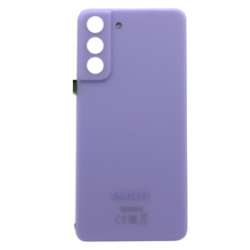 Vitre arrière Samsung Galaxy S21 FE 5G Violet sans Contour Lentille (Original Démonté) - Grade A