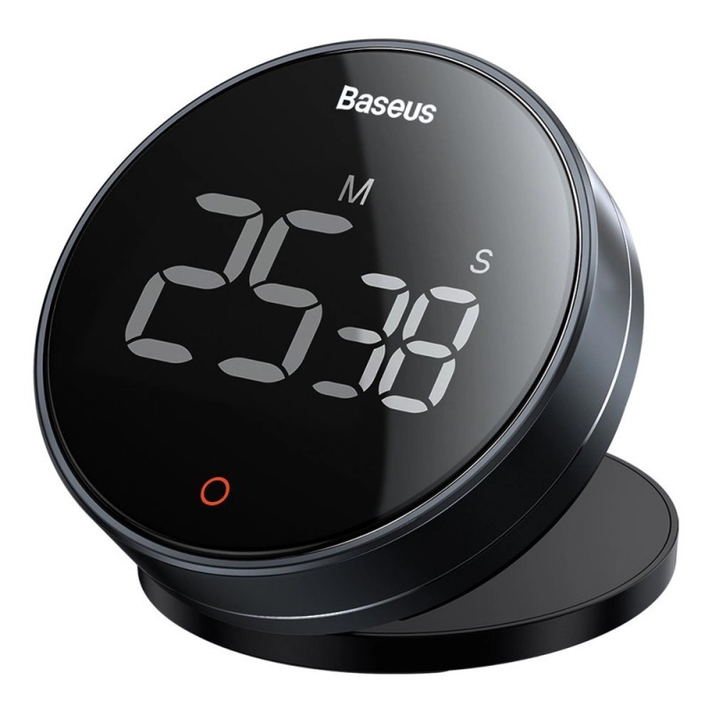 Baseus Baseus : Minuteur Numerique Heyo Rotation Pro - Noir
