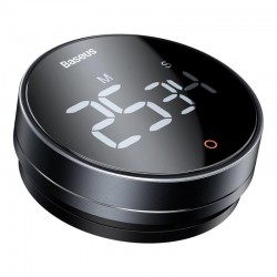 Baseus Baseus : Minuteur Numerique Heyo Rotation Pro - Noir