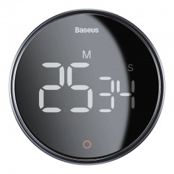 Baseus Baseus : Minuteur Numerique Heyo Rotation Pro - Noir