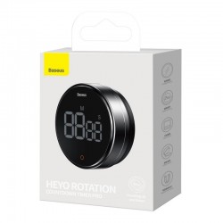 Baseus Baseus : Minuteur Numerique Heyo Rotation Pro - Noir