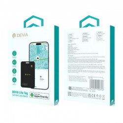 Localisateur d'objet Devia Lite Tag - Format carte 1,5 mm - Compatible Apple Find My