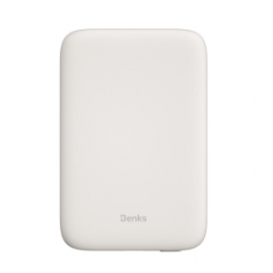 Power Bank magnétique 5000mAh Benks MagSafe - Chargeur Sans Fil - Blanc