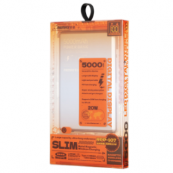 Power Bank 2-en-1 Magnétique + Câble 5000mAh REMAX Vocard Pro Series RPP-107 - Charge 20W - Ultra Fin 9mm - Bleu