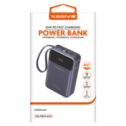 Power Bank 20000mAh Câble USB-C 65W XSSIVE XSS-PB44 - Noir