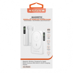 Power Bank 10000mAh Câble USB-C/Lightning XSSIVE XSS-PB43W - Blanc