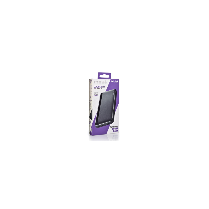 Power Bank NGS QUIZ10 10000mAh 22,5 W - Noir
