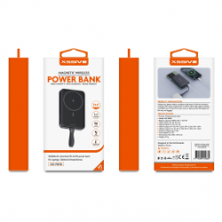 Power Bank 10000mAh Câble USB-C XSSIVE XSS-PB51B - Noir