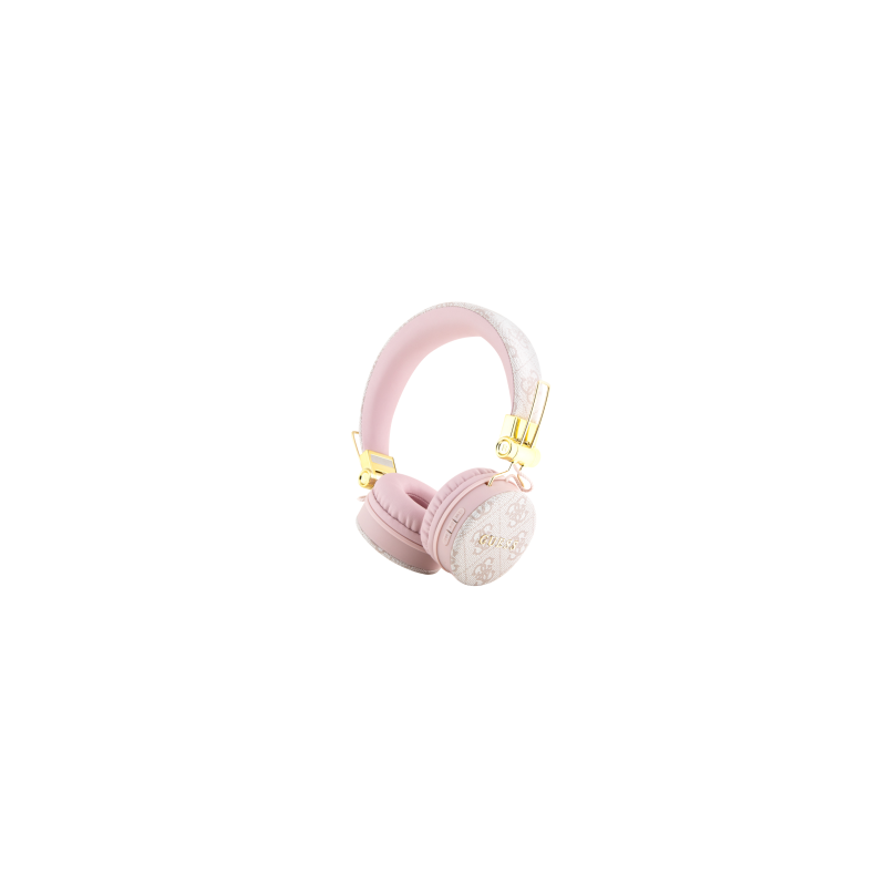 Casque sans Fil Bluetooth avec Logo 4G Classique Guess GUBH704GEMP - Rose