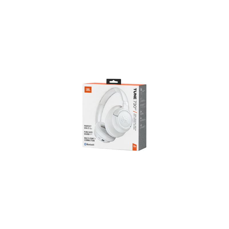 Casque Bluetooth JBL Tune 730BT - JBLT730BTWHT- Blanc