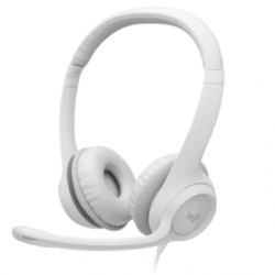 Casque Stéréo Filaire USB Logitech H390 - Blanc