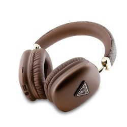 Guess Casque sans Fil Bluetooth avec Logo Triangle Métal Guess - Marron