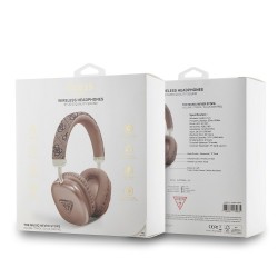 Guess Casque sans Fil Bluetooth avec Logo Triangle Métal Guess - Marron