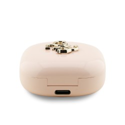 Guess GUESS : Écouteurs sans Fil 4G avec logo metallique TWS - Rose