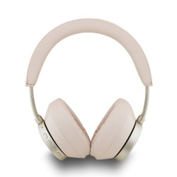 Guess GUESS : Casque bluetooth en Cuir PU 4G classic logo ENC -Rose