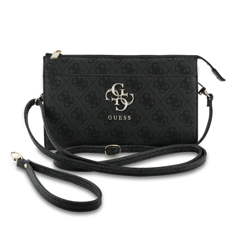 Guess GUESS : sac pour telephone PU 4G avec logo metal - Noir