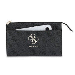 Guess GUESS : sac pour telephone PU 4G avec logo metal - Noir