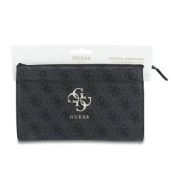 Guess GUESS : sac pour telephone PU 4G avec logo metal - Noir