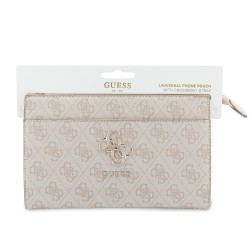 Guess GUESS : sac pour telephone PU 4G avec logo metal - Rose