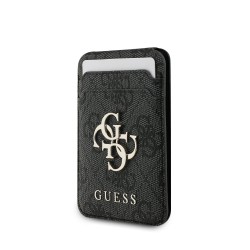 Guess GUESS : support pour carte magsafe 4G avec logo metallique - Noir