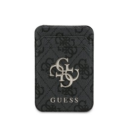 Guess GUESS : support pour carte magsafe 4G avec logo metallique - Noir