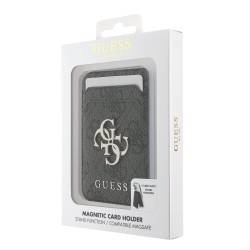 Guess GUESS : support pour carte magsafe 4G avec logo metallique - Noir