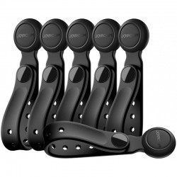 Joyroom Joyroom JR-ZS422 : organisateur de cables magnetiques - lots de 6 - Noir