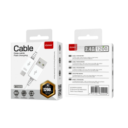 D-Power D-POWER : Cable USB Micro USB - 1.20m - Blanc - F7009