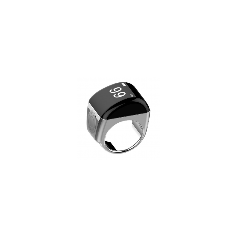 Smart Bague de Prière Islamique 20mm - Argent