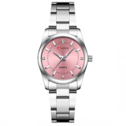 Montre à Quartz Étanche pour Femmes Lazada Bracelet en Acier Inoxydable - Rose