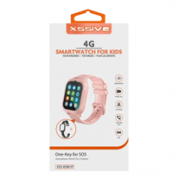 Montre Intelligent GPS 4G pour Enfants XSSIVE XSS-KSW1P - Rose